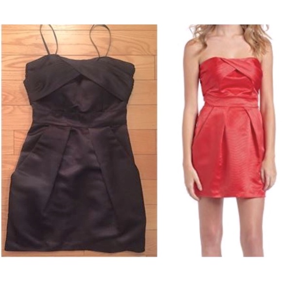 BCBGeneration Black Strapless Dress *with POCKETS* Size 0 - Picture 13 of 15